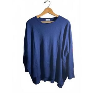 Mer sea Amore Sweater Navy/ Red Hearts One Size